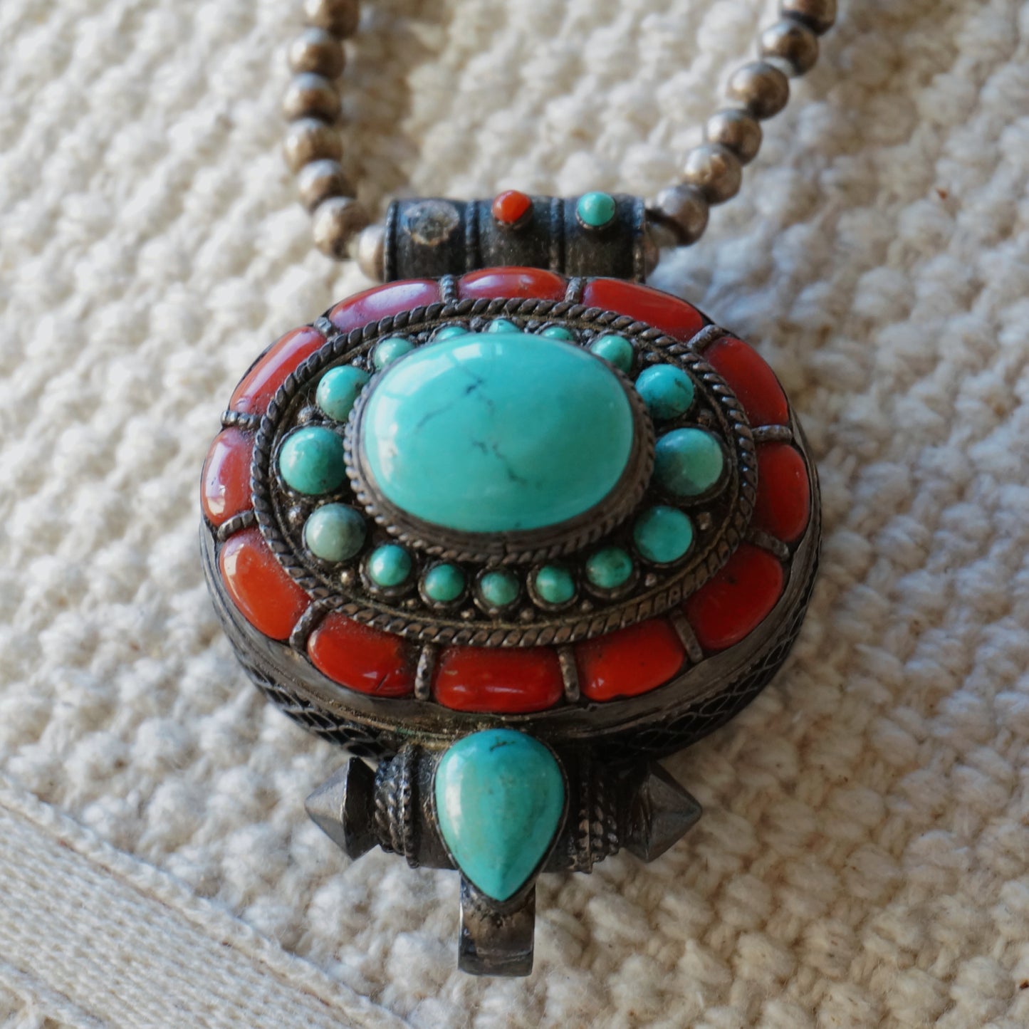 Tibetan Prayer Box Pendant