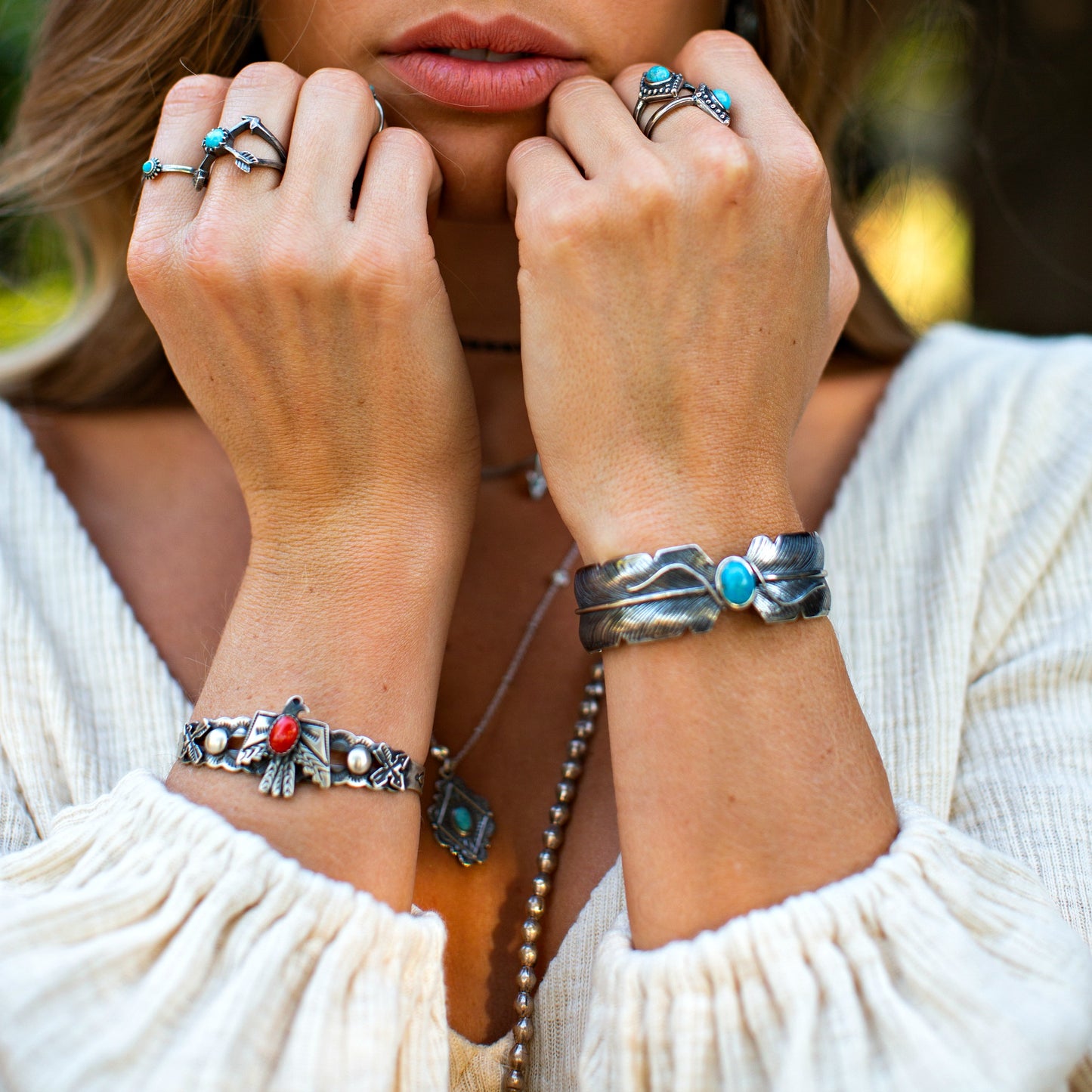 Spiny Oyster Thunderbird Bracelet