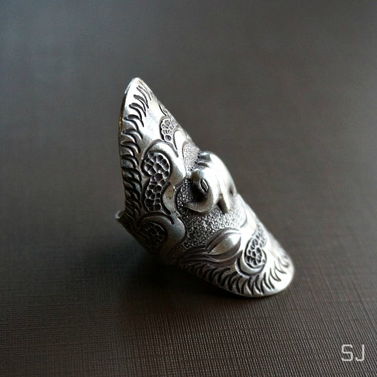 Aat Silver Elephant Ring - SOWELL JEWELRY