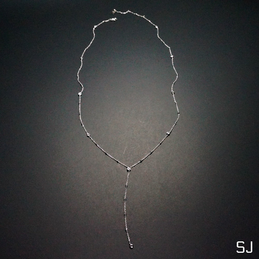 Giulia Lariat Necklace - SOWELL JEWELRY