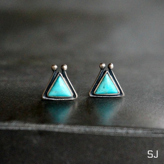 Hanale Turquoise Earrings - SOWELL JEWELRY