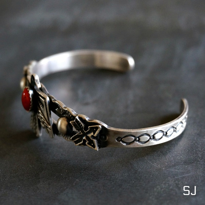 Thunderbird Silver Cuff - SOWELL JEWELRY