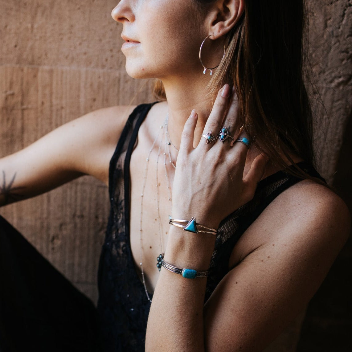 Hanale Turquoise Cuff Bracelet