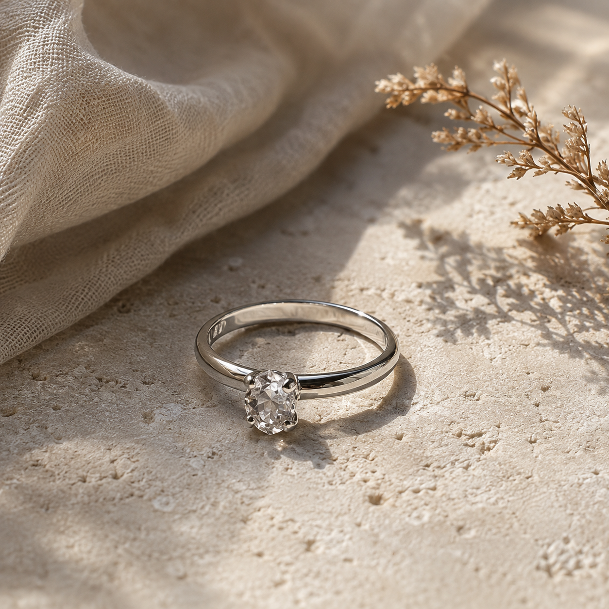 Lia Herkimer Diamond Ring