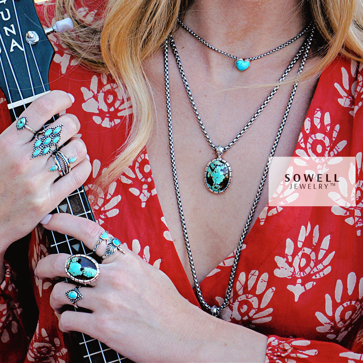 Number 8 Turquoise Pendant Necklace – SOWELL JEWELRY