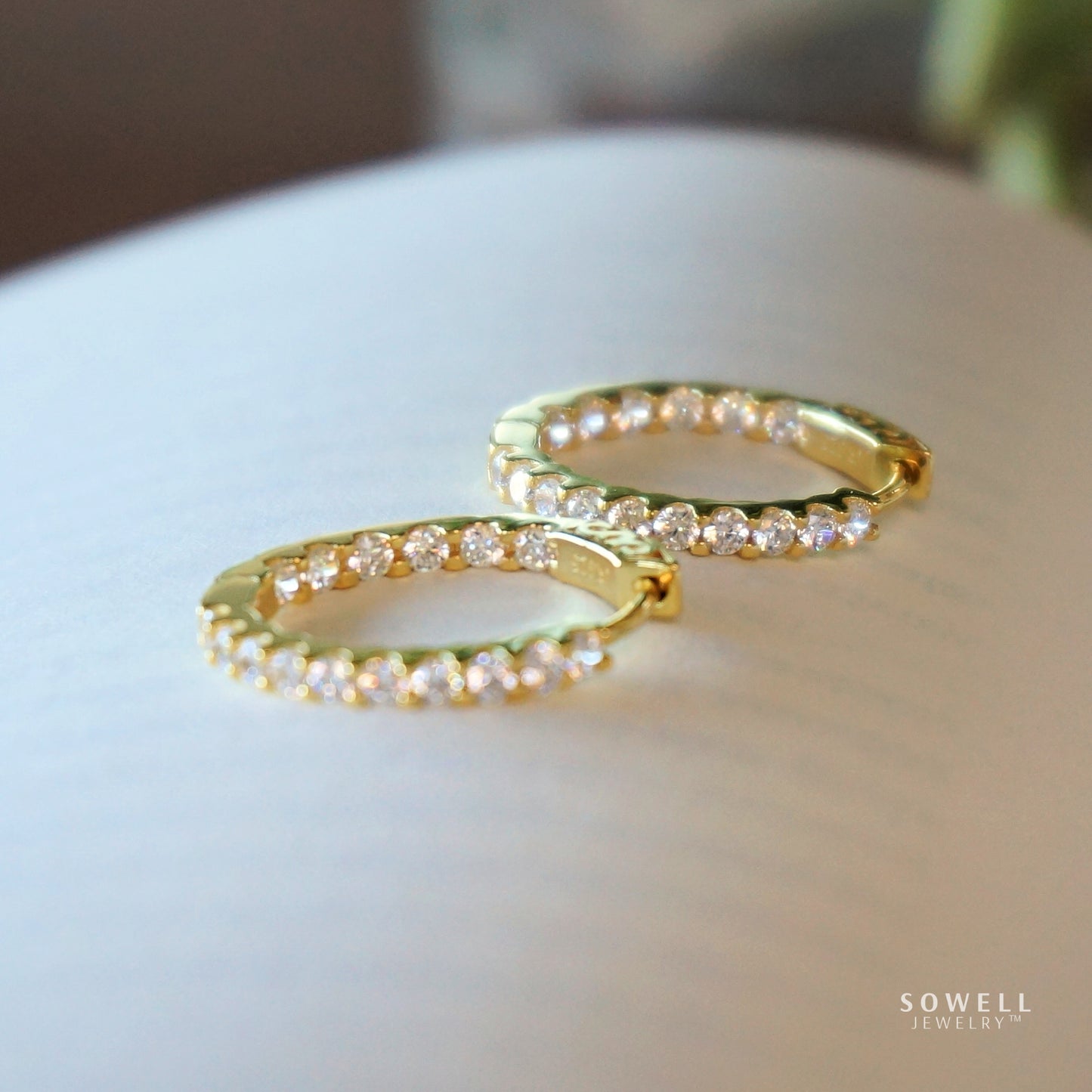 Evelyn Gold Hoop Earrings