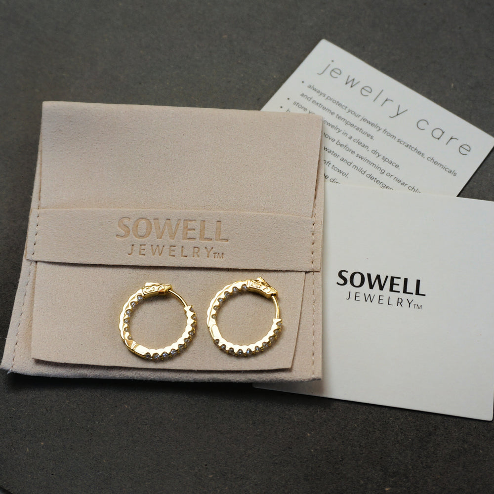 
                  
                    Evelyn Gold Hoop Earrings
                  
                