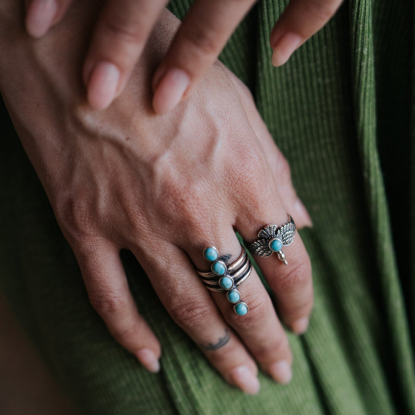 Hawk Turquoise Ring