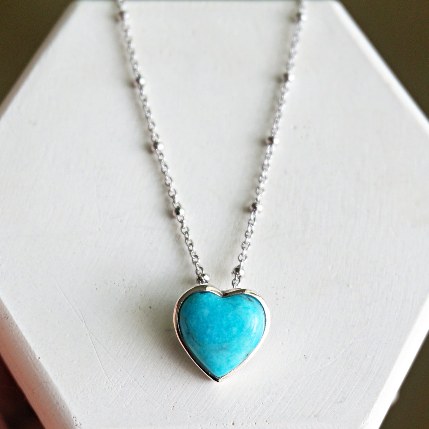 Turquoise Heart Necklace