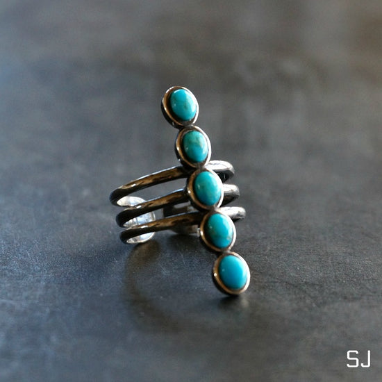 Kachada Turquoise Ring - SOWELL JEWELRY