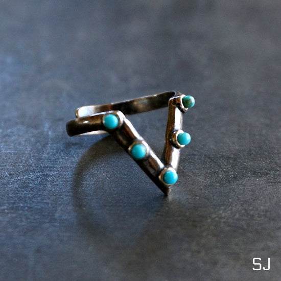 Jacy Turquoise Ring - SOWELL JEWELRY