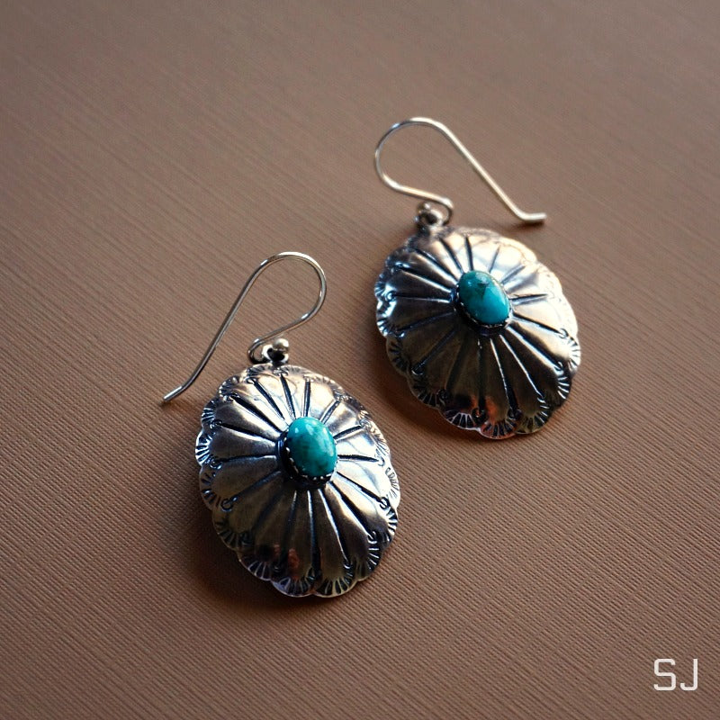 Abeytu Turquoise Earrings - SOWELL JEWELRY