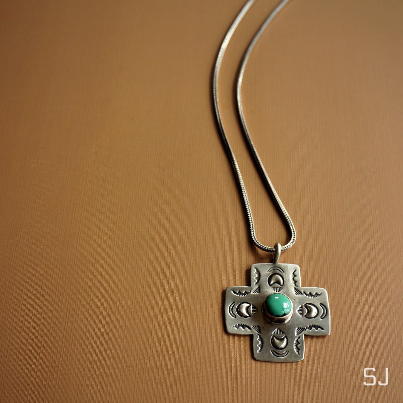 Load image into Gallery viewer, Etenia Turquoise Necklace - SOWELL JEWELRY
