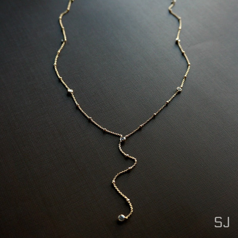 
                  
                    Giulia Lariat Necklace - SOWELL JEWELRY
                  
                