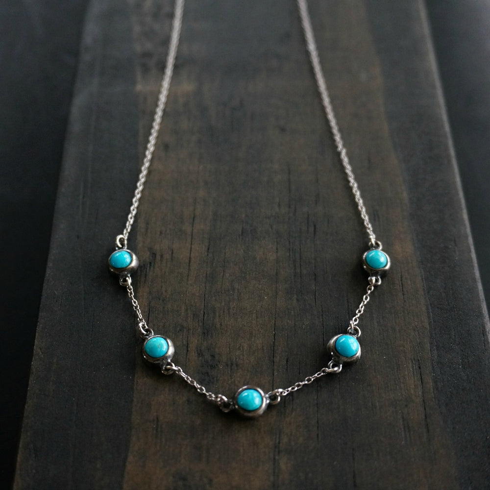 
                  
                    5 Stone Turquoise Necklace - SOWELL JEWELRY
                  
                