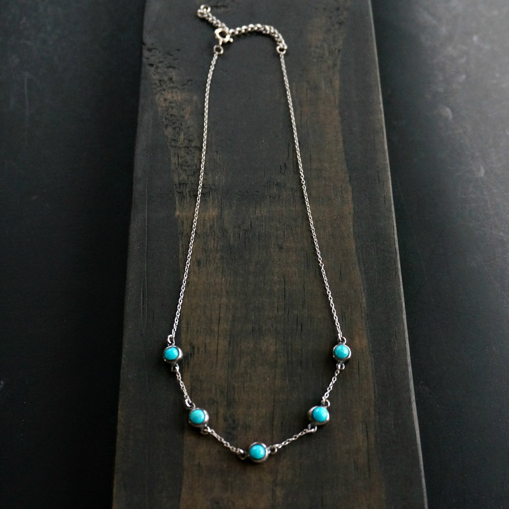 
                  
                    5 Stone Turquoise Necklace - SOWELL JEWELRY
                  
                