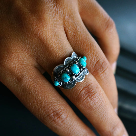Asia Turquoise Ring - SOWELL JEWELRY