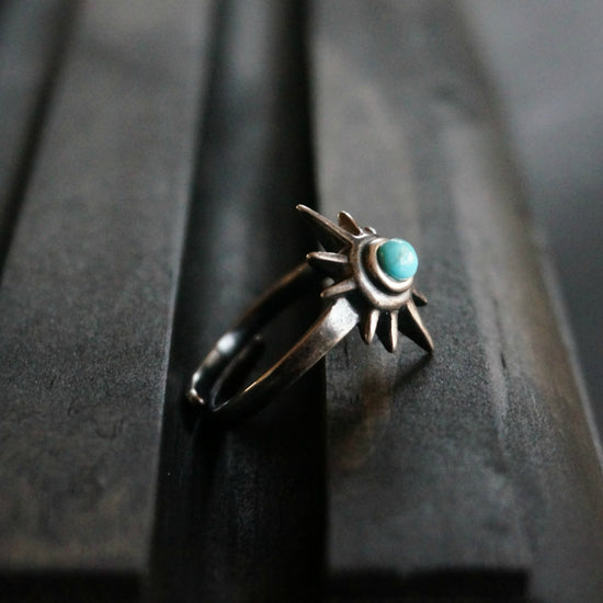 Turquoise Star Ring - SOWELL JEWELRY