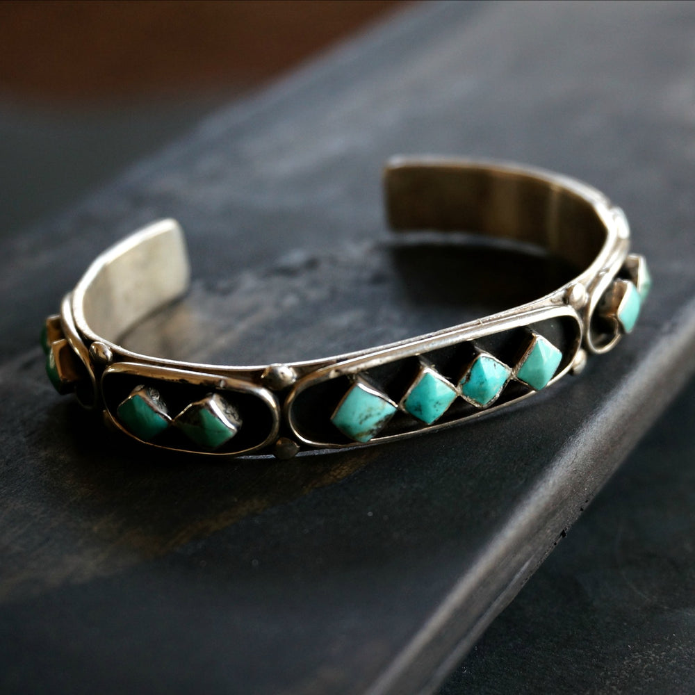 
                  
                    Nina Vintage Turquoise Bracelet - SOWELL JEWELRY
                  
                