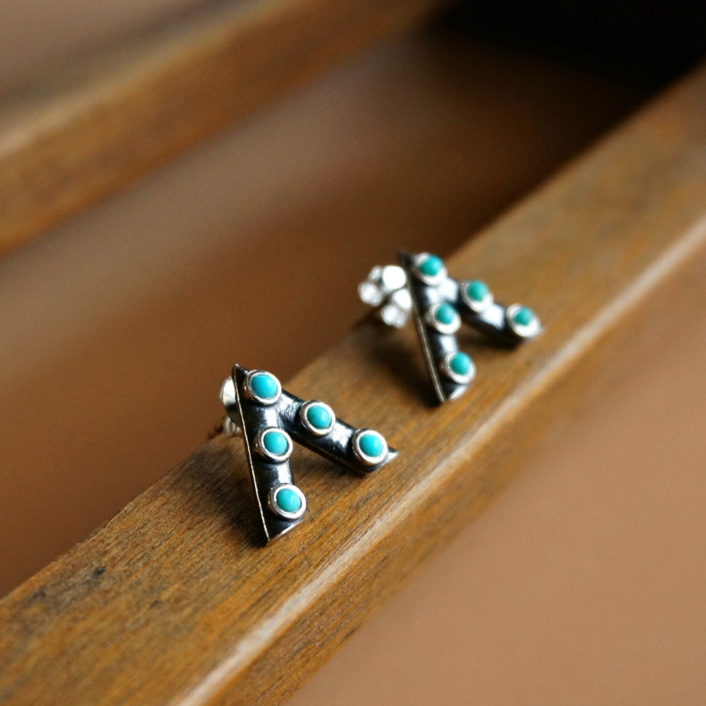 
                  
                    Jacy Stud Earrings - SOWELL JEWELRY
                  
                
