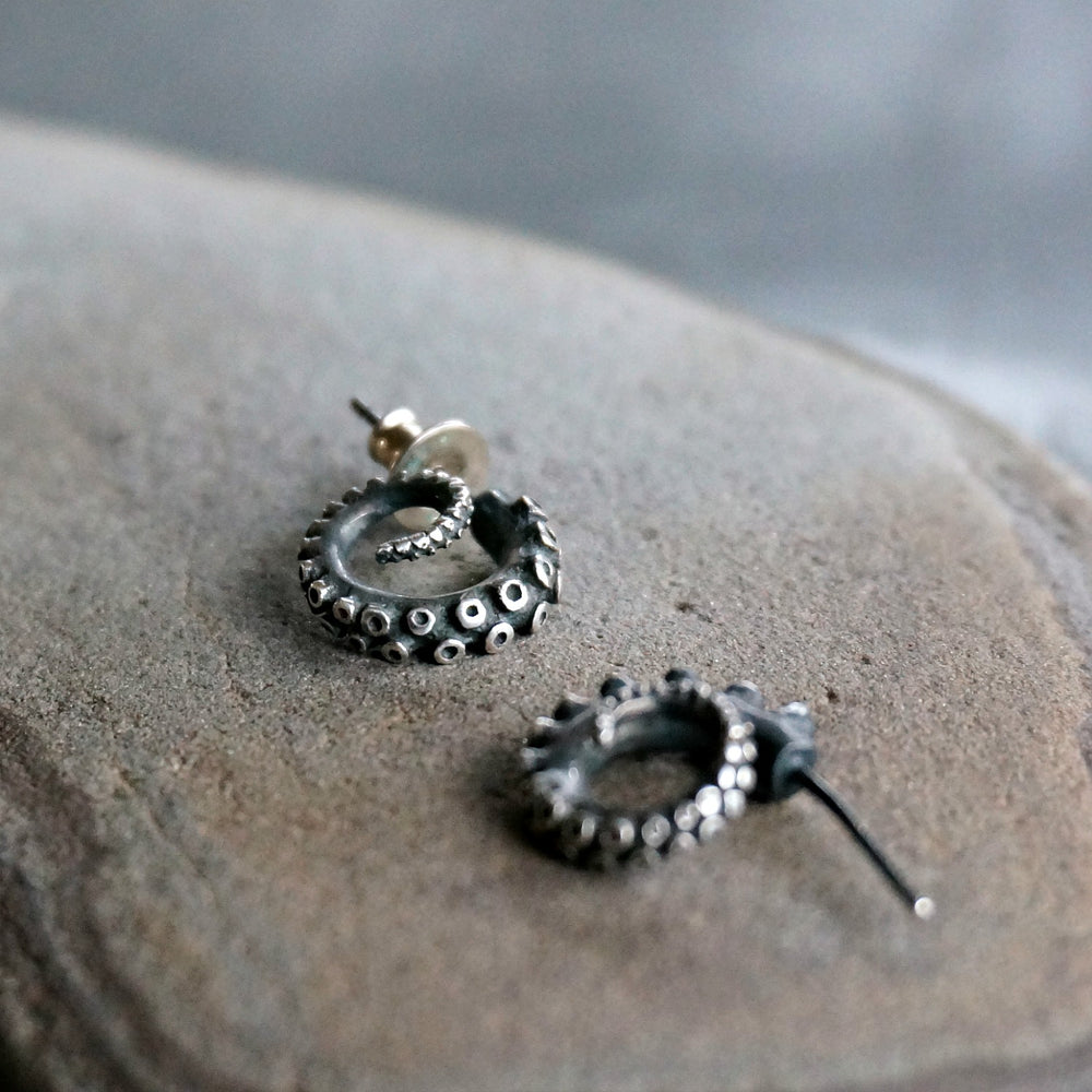 
                  
                    Octopus Hoop Earrings Small - SOWELL JEWELRY
                  
                