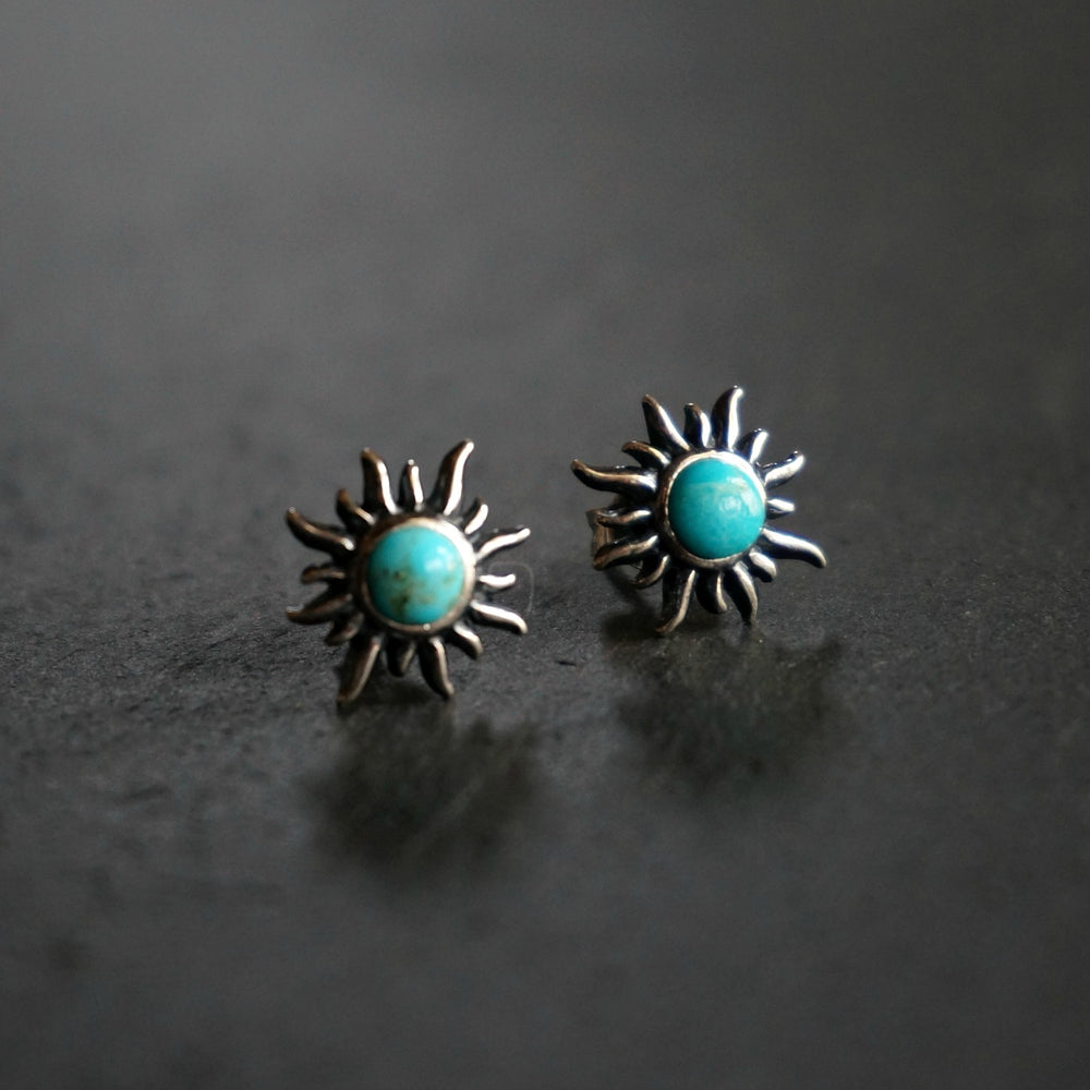 
                  
                    Sunburst Turquoise Earrings - SOWELL JEWELRY
                  
                