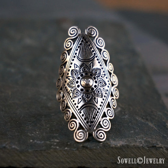 Aawut Sterling Silver Ring - SOWELL JEWELRY