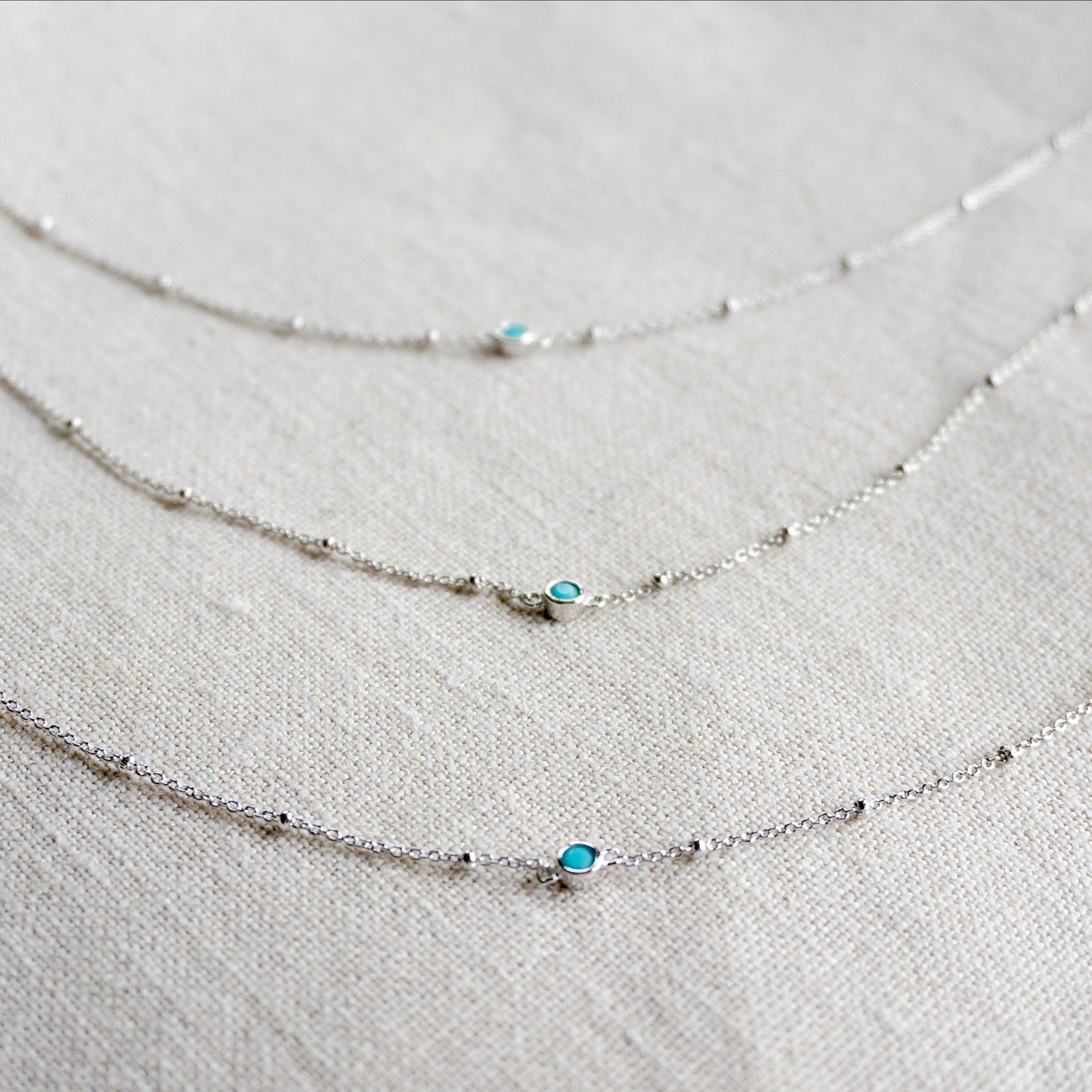 Load image into Gallery viewer, Avena Turquoise Delicate Necklace - SOWELL JEWELRY

