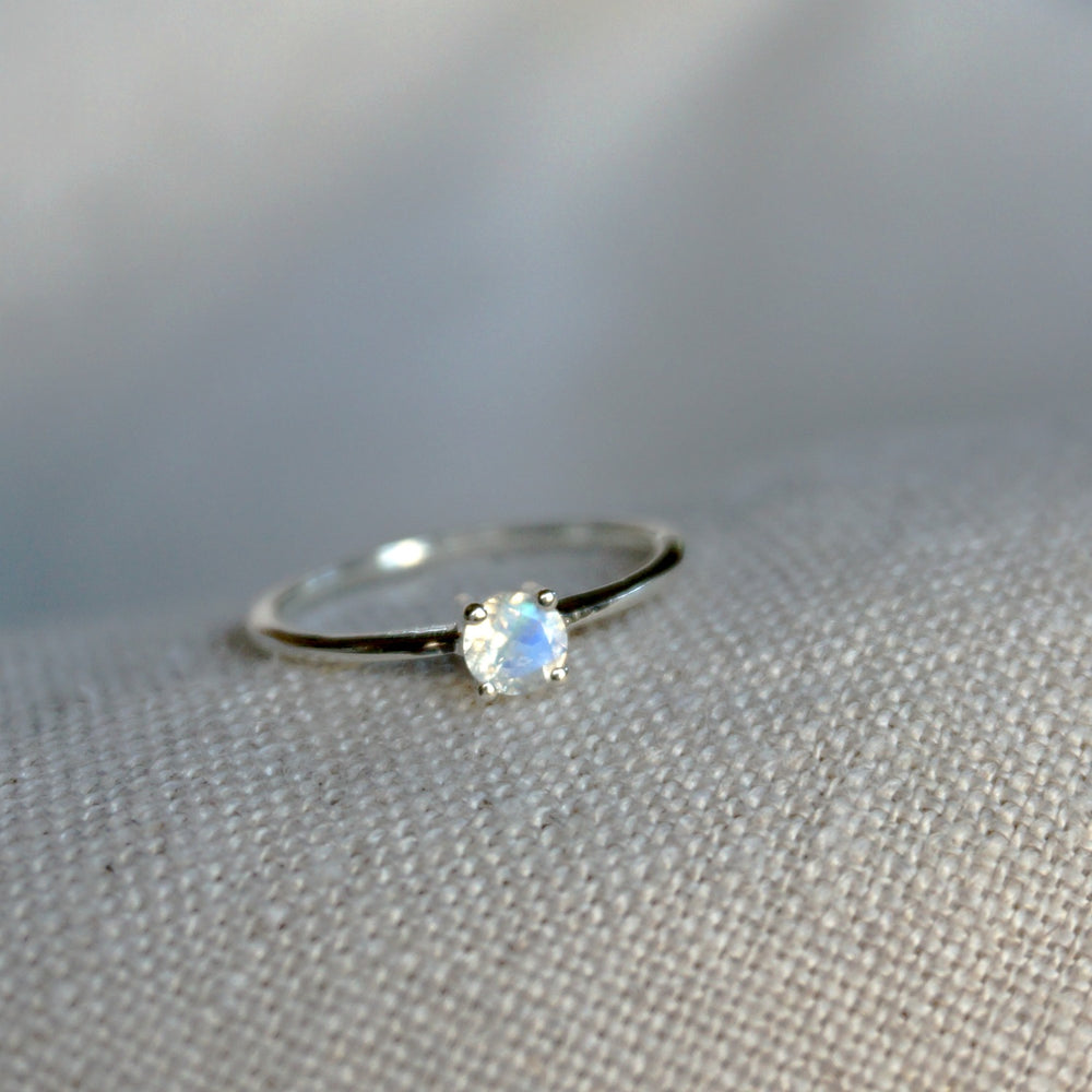 
                  
                    Aria Solitaire Moonstone Ring - SOWELL JEWELRY
                  
                