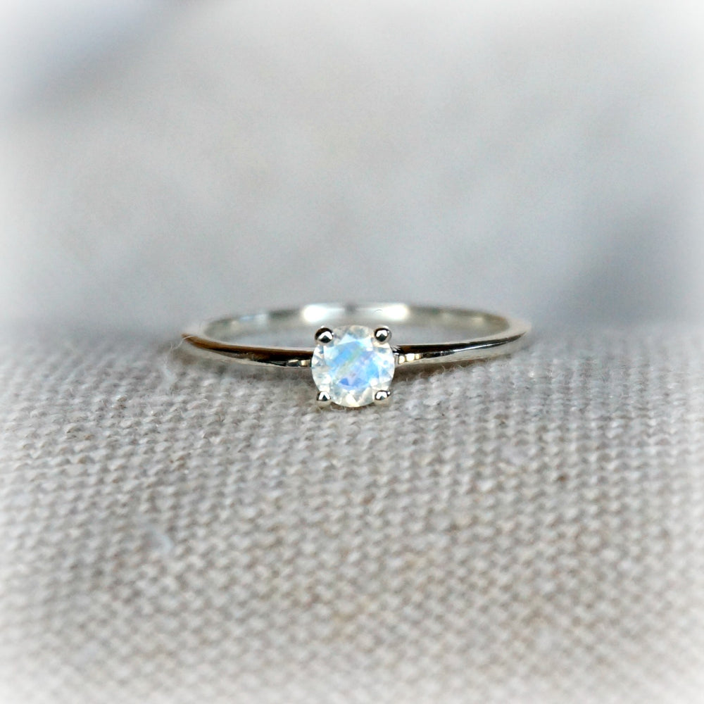 
                  
                    Aria Solitaire Moonstone Ring - SOWELL JEWELRY
                  
                