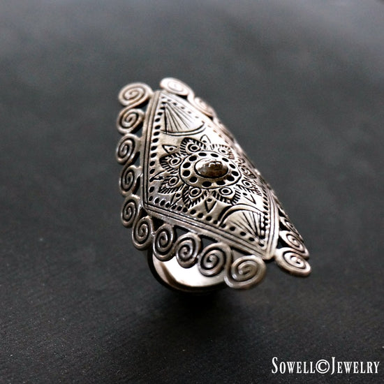 Aawut Sterling Silver Ring - SOWELL JEWELRY