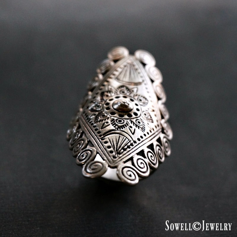 Aawut Sterling Silver Ring - SOWELL JEWELRY