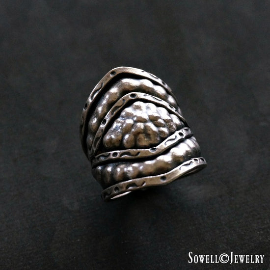 Tad Sterling Silver Ring - SOWELL JEWELRY