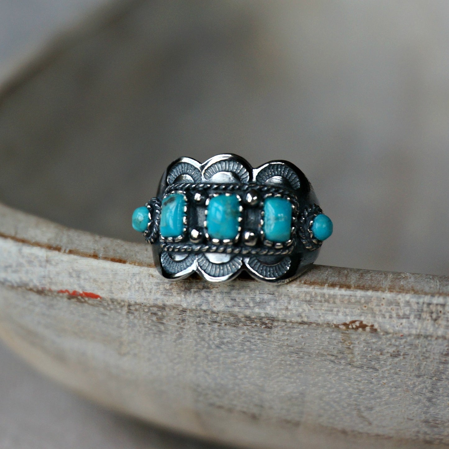 Asia Turquoise Ring - SOWELL JEWELRY