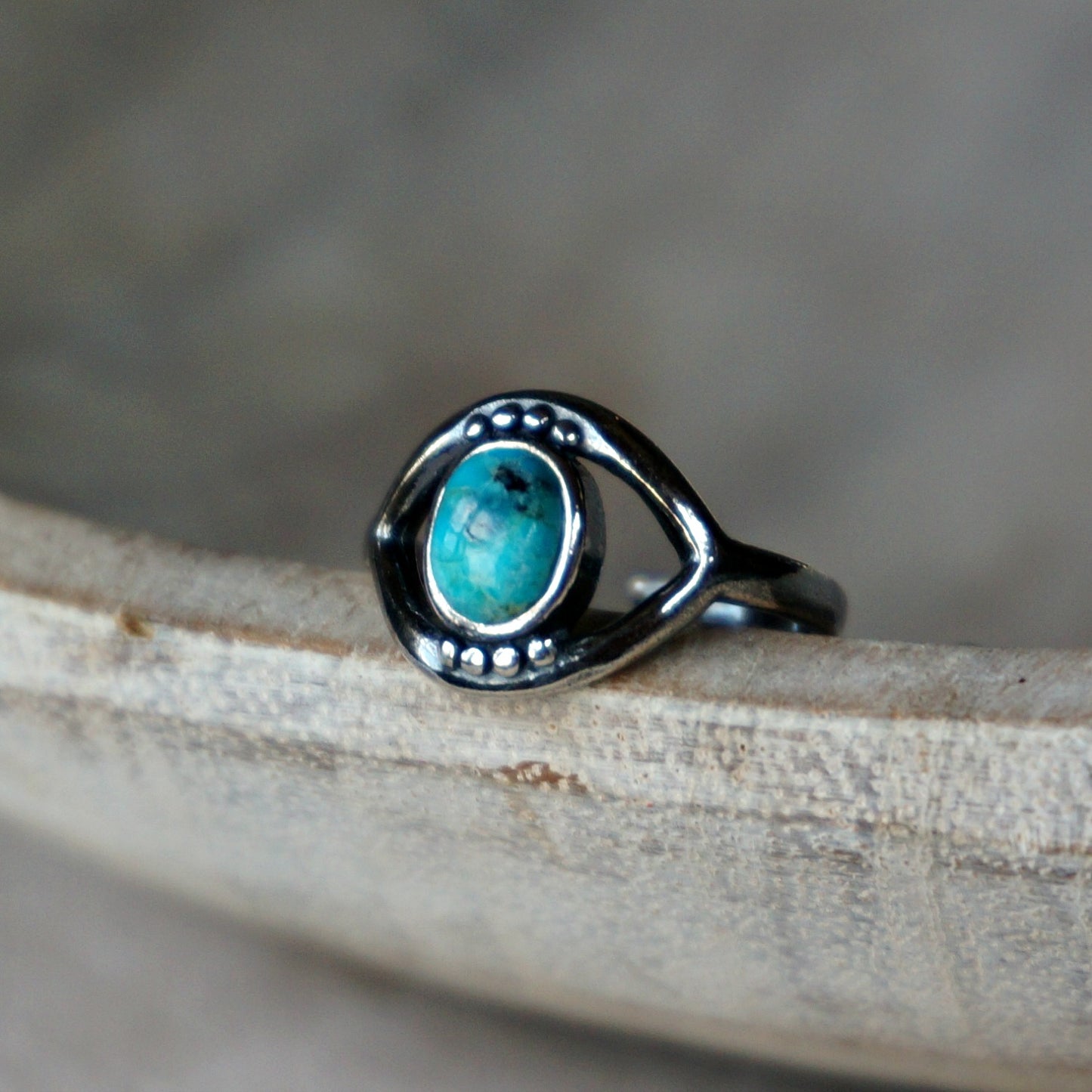 Evil Eye Turquoise Ring - SOWELL JEWELRY