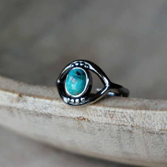 Evil Eye Turquoise Ring - SOWELL JEWELRY