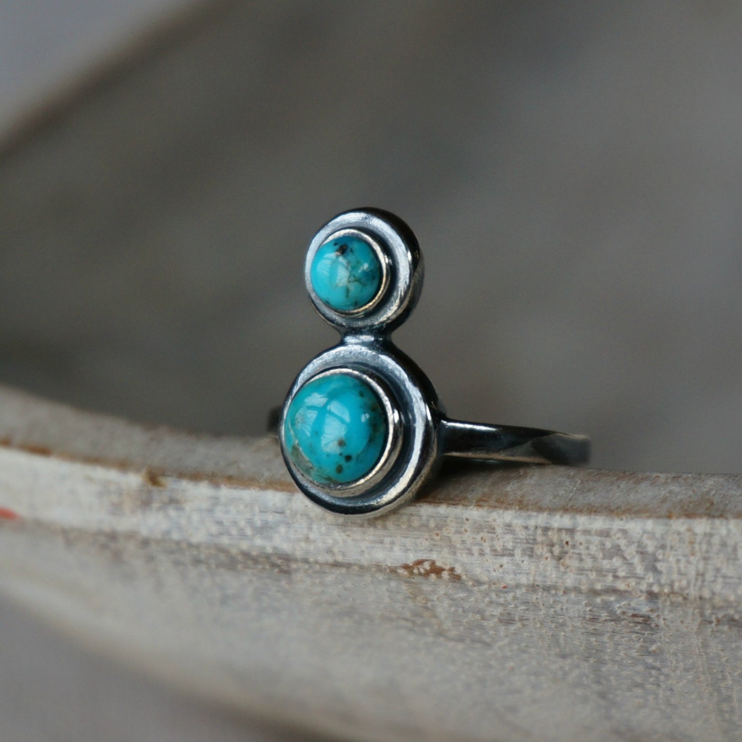 Arc Turquoise Ring - SOWELL JEWELRY