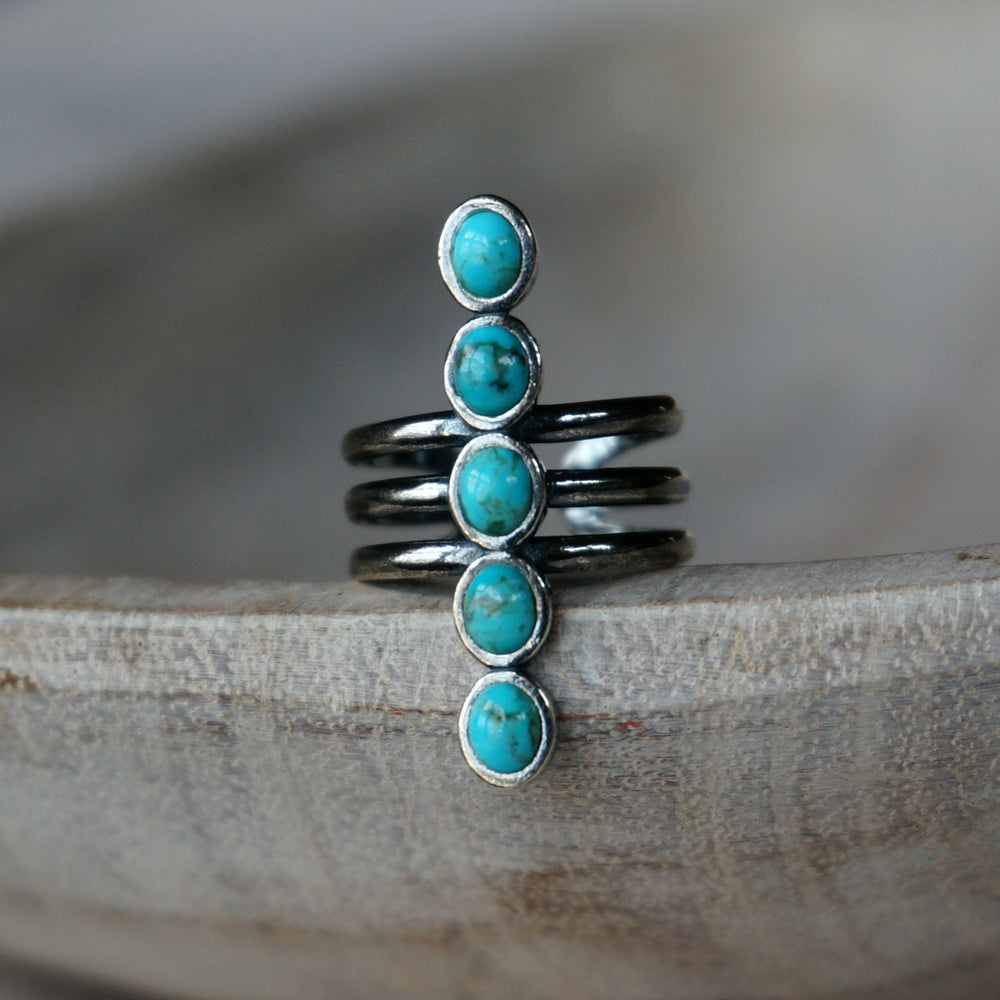 
                  
                    Kachada Turquoise Ring - SOWELL JEWELRY
                  
                
