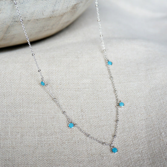 Alana Turquoise Shaker Necklace - SOWELL JEWELRY