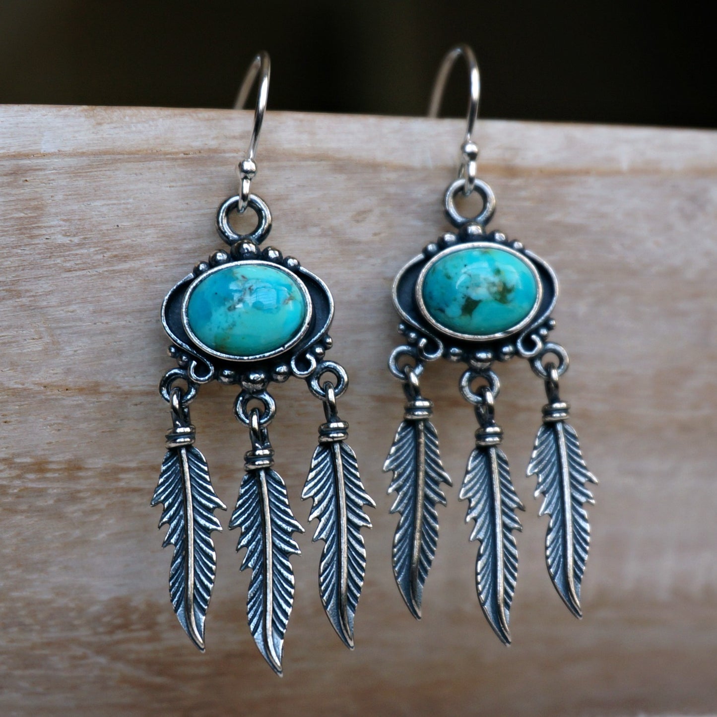 Load image into Gallery viewer, Abey Turquoise Earrings - SOWELL JEWELRY
