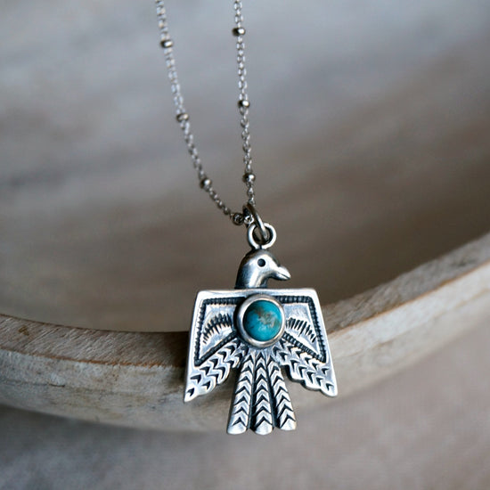 Thunderbird Turquoise Necklace - SOWELL JEWELRY