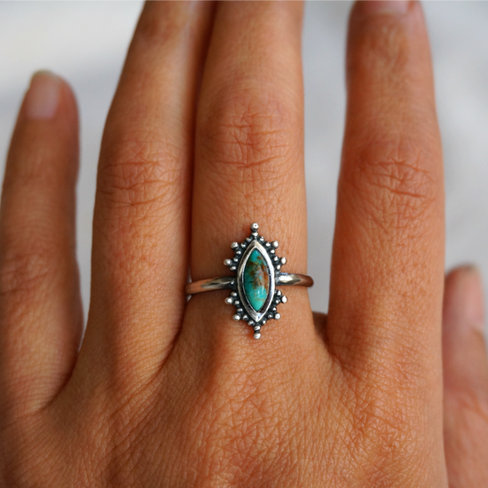 Kal Turquoise Ring - SOWELL JEWELRY