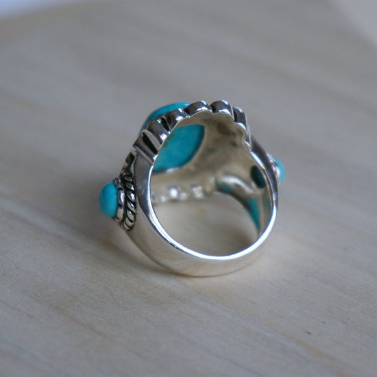Load image into Gallery viewer, Rayna Turquoise Ring - SOWELL JEWELRY
