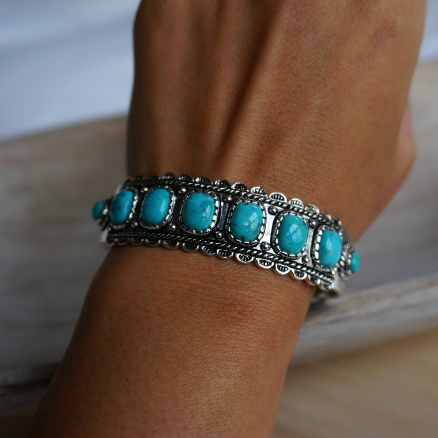 Rayna Turquoise Bracelet - SOWELL JEWELRY