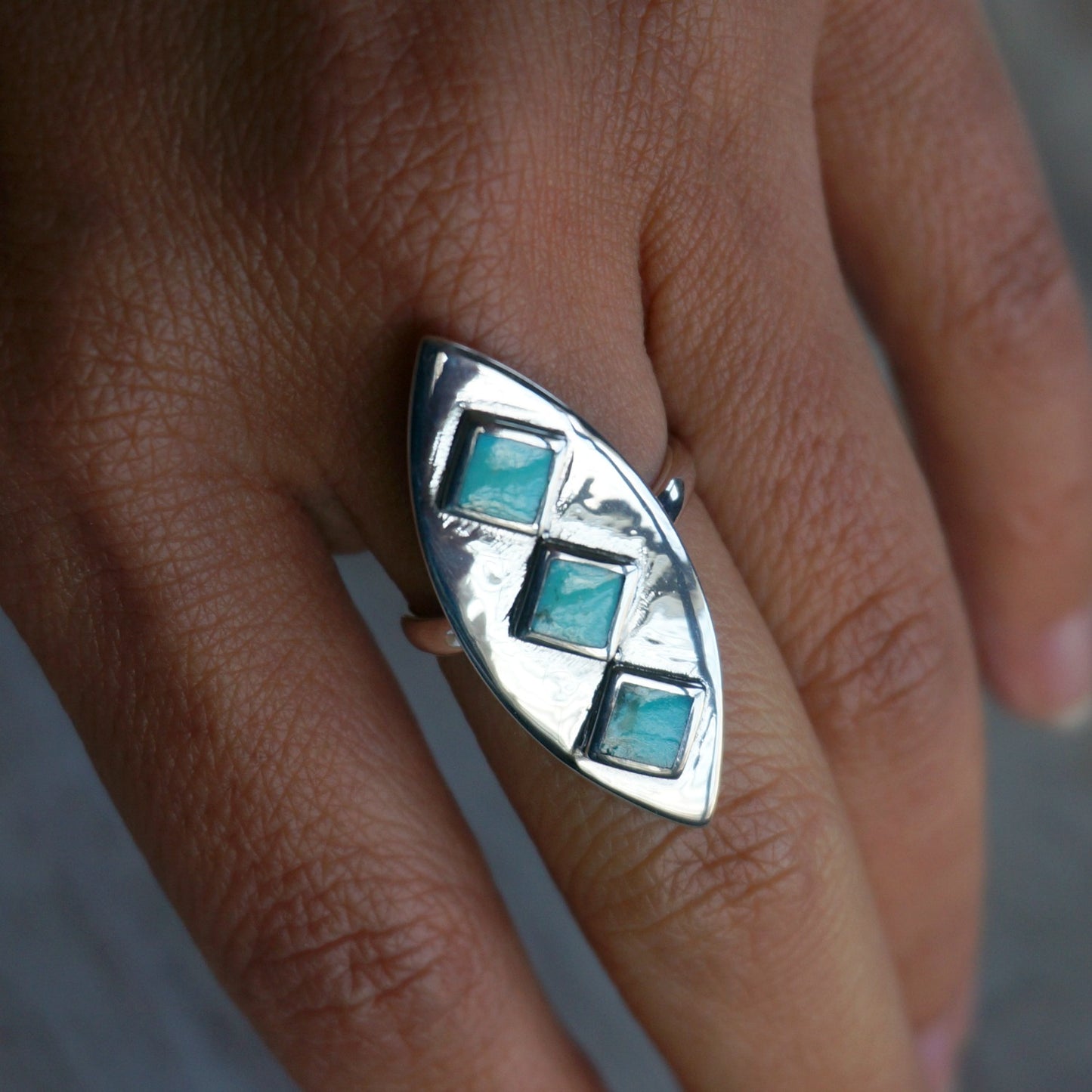 Naila Turquoise Ring - SOWELL JEWELRY