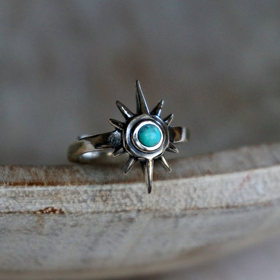 Turquoise Star Ring - SOWELL JEWELRY