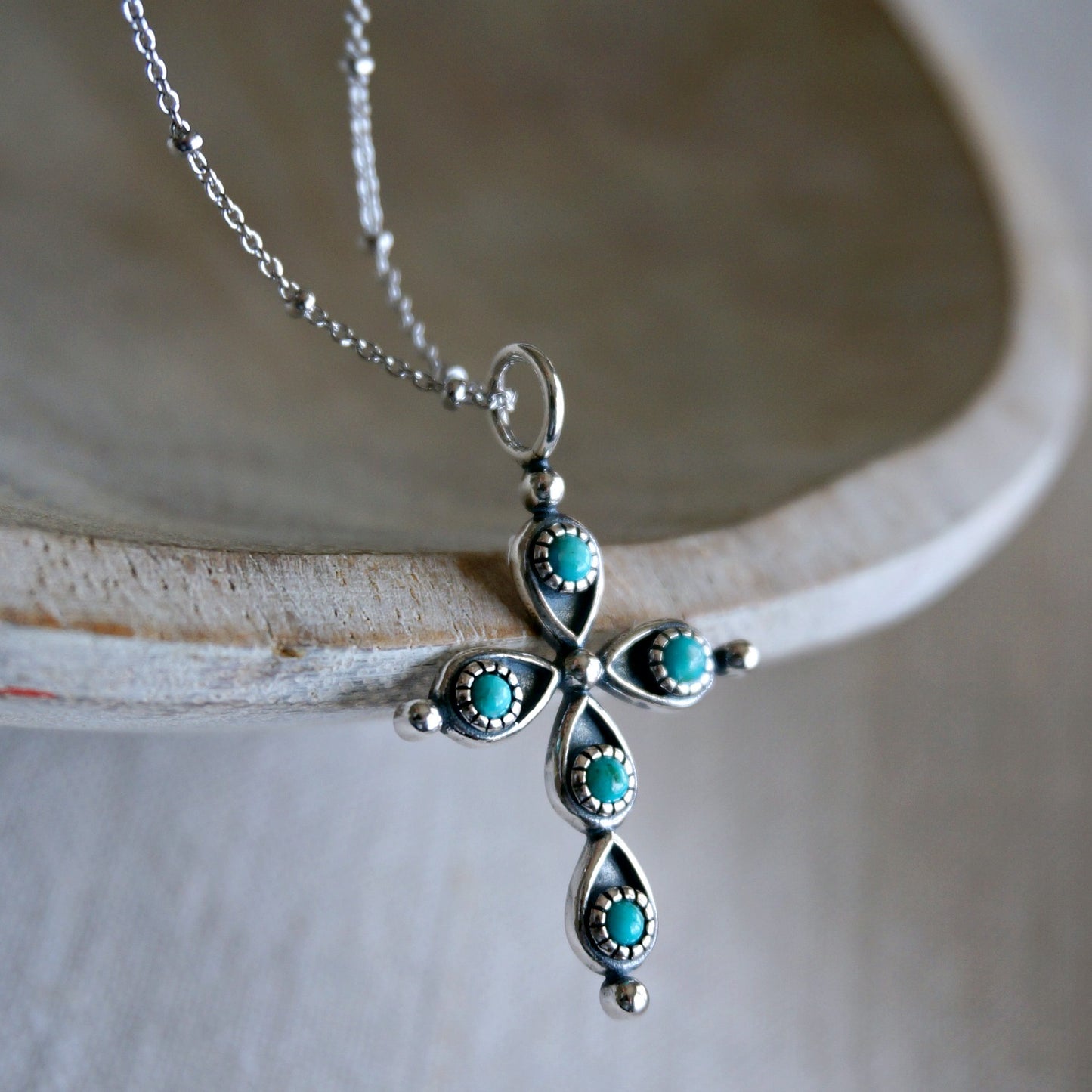 Giulia Cross Necklace - SOWELL JEWELRY