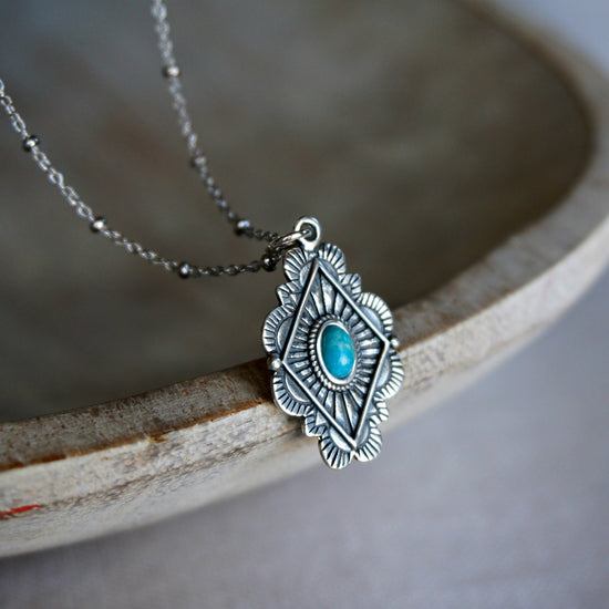 Leif Turquoise Necklace - SOWELL JEWELRY