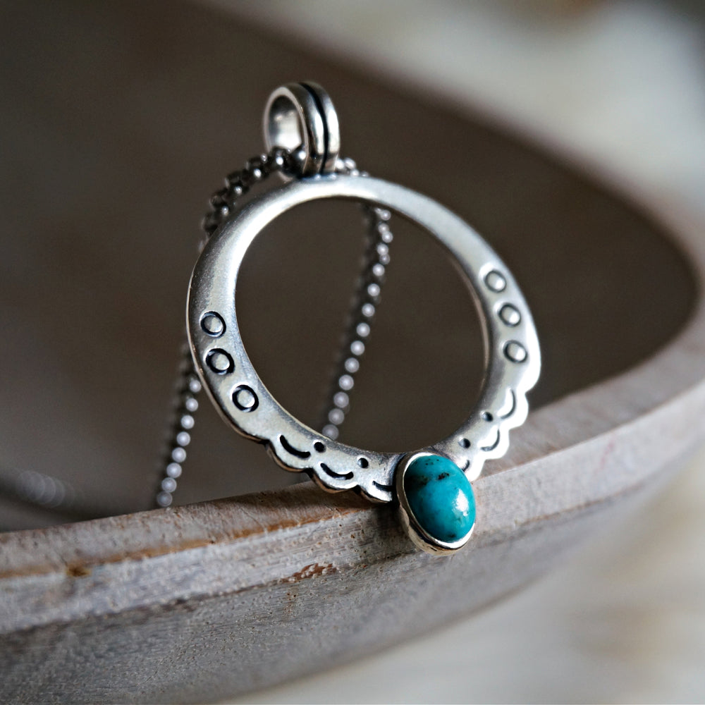 Moongate Turquoise Necklace - SOWELL JEWELRY