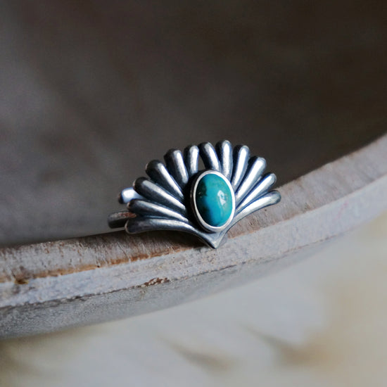 Prayer Turquoise Ring - SOWELL JEWELRY